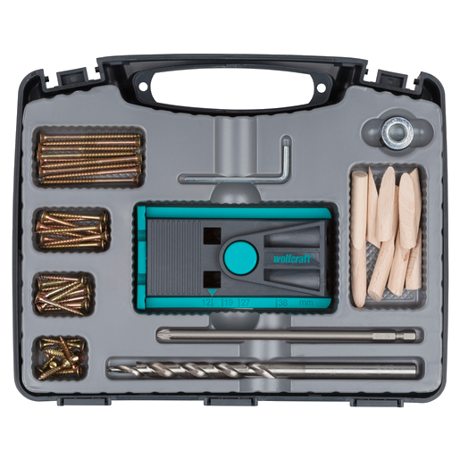 wolfcraft Bohrhilfe Undercover Jig im Koffer wolfcraft Bohrhilfe Undercover Jig im Koffer