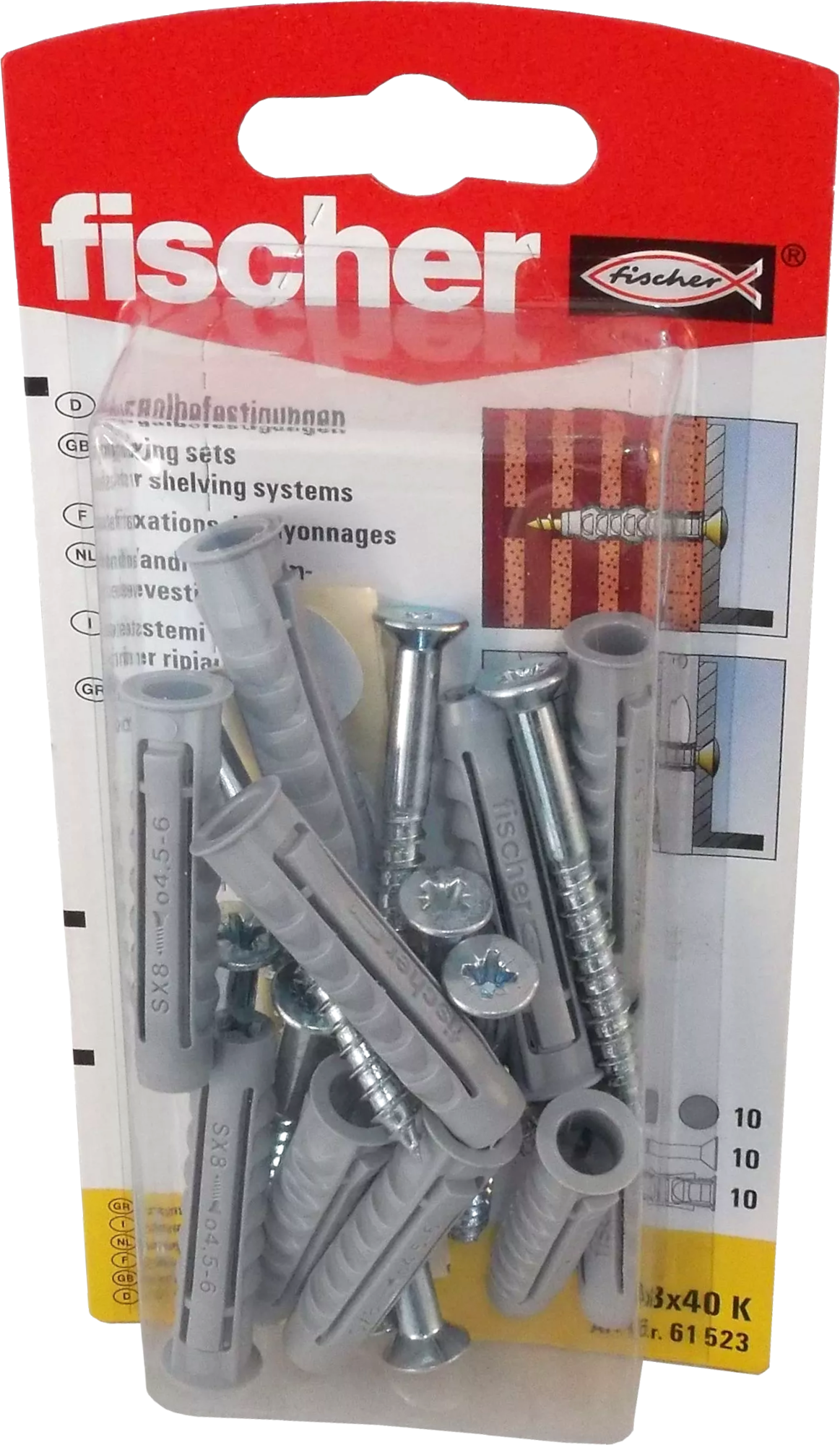 Regalbefestigung RB 8x40 K Regalbefestigung RB 8x40 K