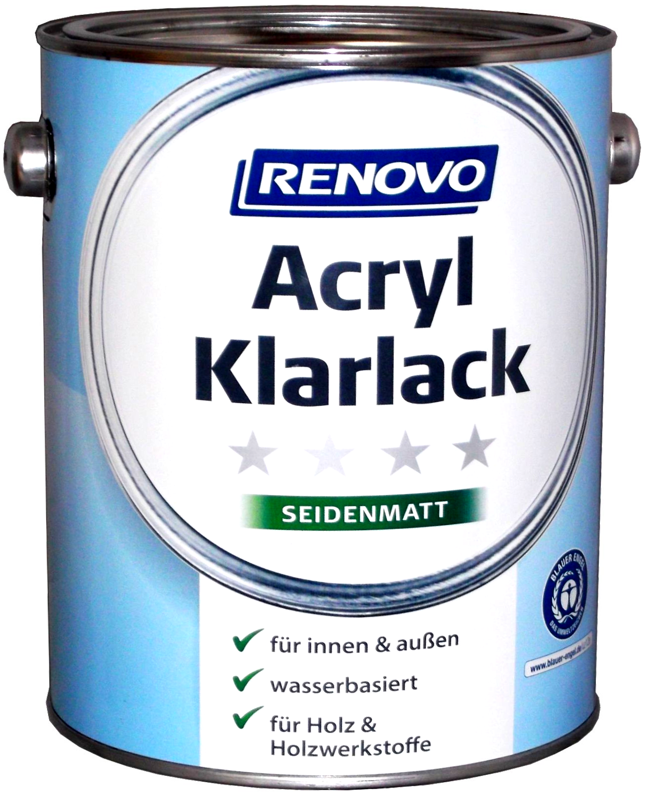 2,5L Renovo Acryl Klarlack seidenmatt 2,5L Renovo Acryl Klarlack seidenmatt