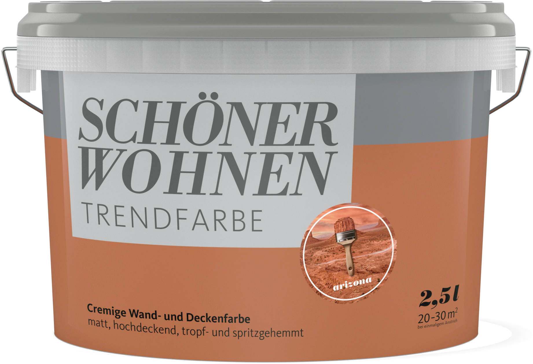 2,5L Schöner Wohnen-Trend Wandfarbe matt Arizona