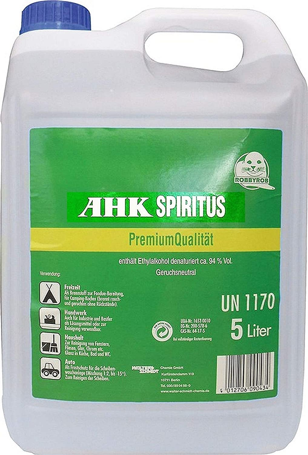 5L AHK Spiritus - Premium-Qualität 5L AHK Spiritus - Premium-Qualität