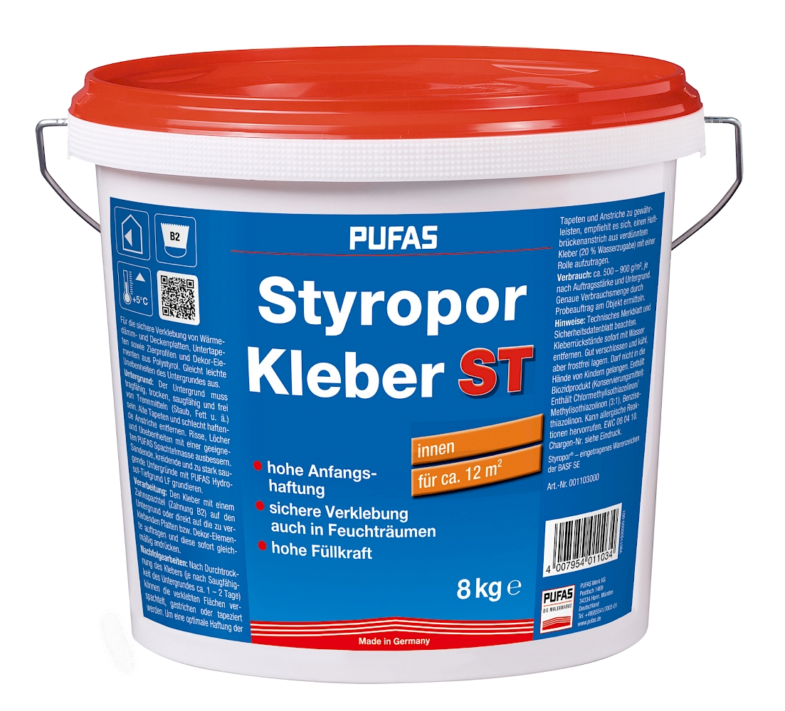 8kg PUFAS Styropor- und Renoviervlies-Kleber 8kg PUFAS Styropor- und Renoviervlies-Kleber