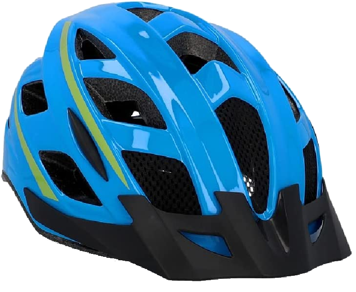 Fischer Fahrradhelm Urban Montis S/M blau gelb Gr. 52-59cm Fischer Fahrradhelm Urban Montis S/M blau gelb Gr. 52-59cm