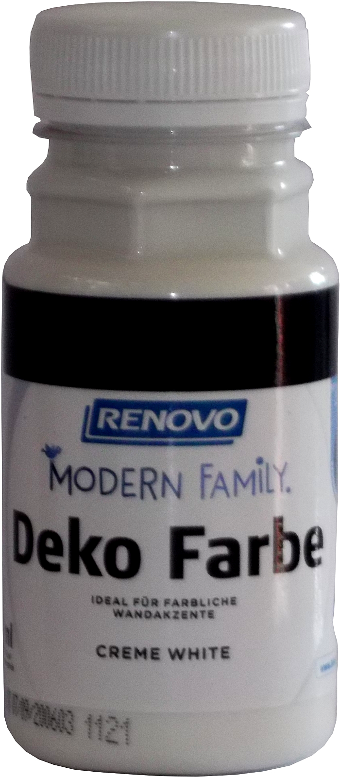 125ml Renovo Deko Farbe Creme White 125ml Renovo Deko Farbe Creme White