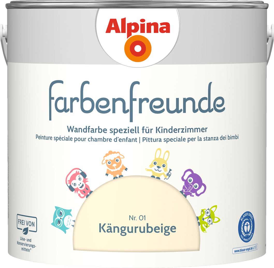 2,5l ALPINA Farbenfreunde Nr.01 Kängurubeige 2,5l ALPINA Farbenfreunde Nr.01 Kängurubeige