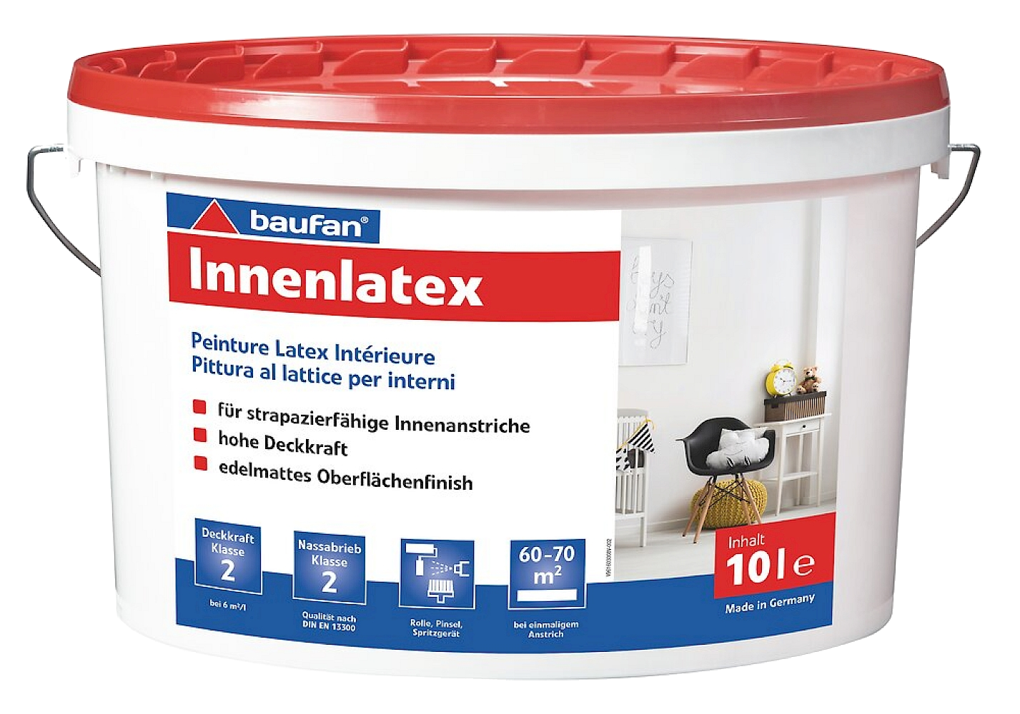 10L Baufan Innenlatex weiß 10L Baufan Innenlatex weiß