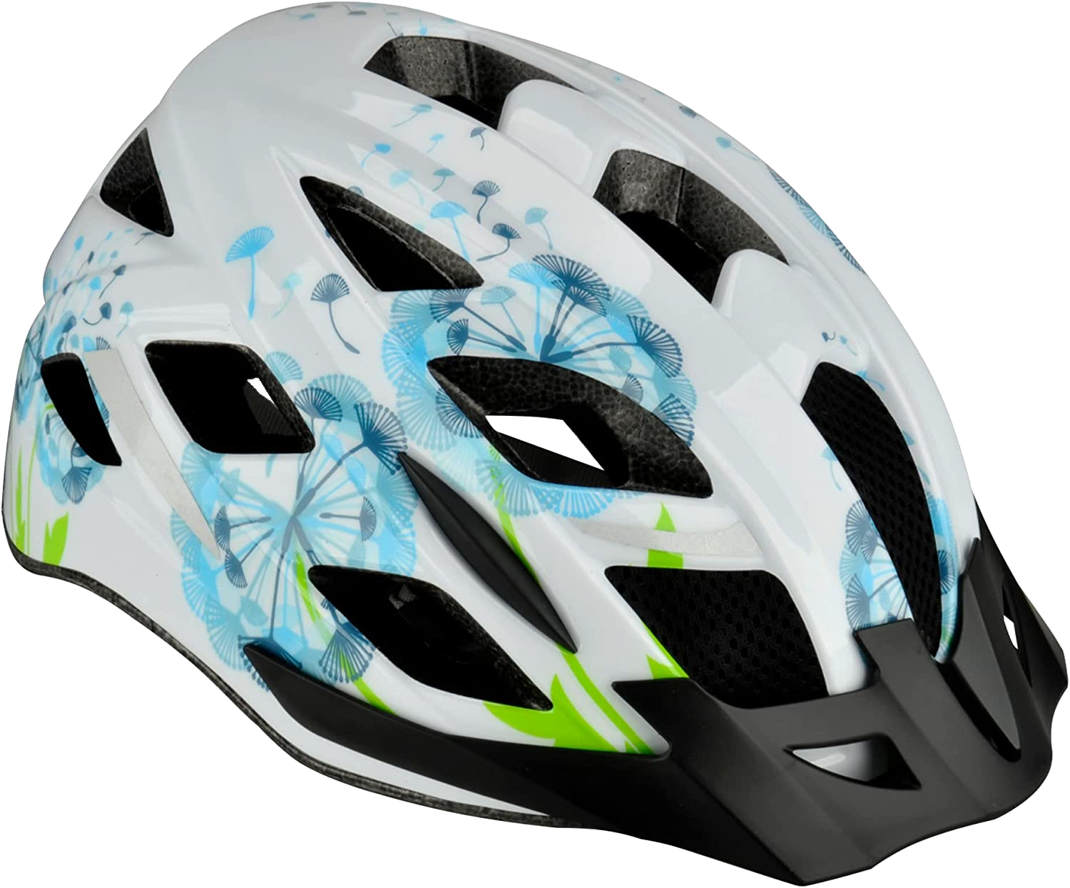 Fischer Fahrradhelm Urban Flower S/M weiß geblümt Gr. 52-59cm Fischer Fahrradhelm Urban Flower S/M weiß geblümt Gr. 52-59cm