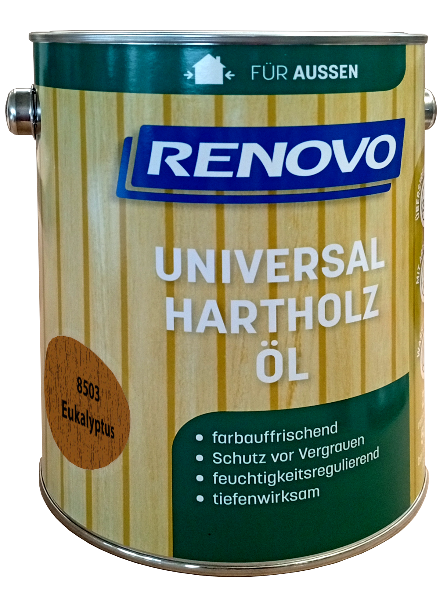 2,5L Renovo Universal-Hartholzöl Eukalyptus wasserbasis