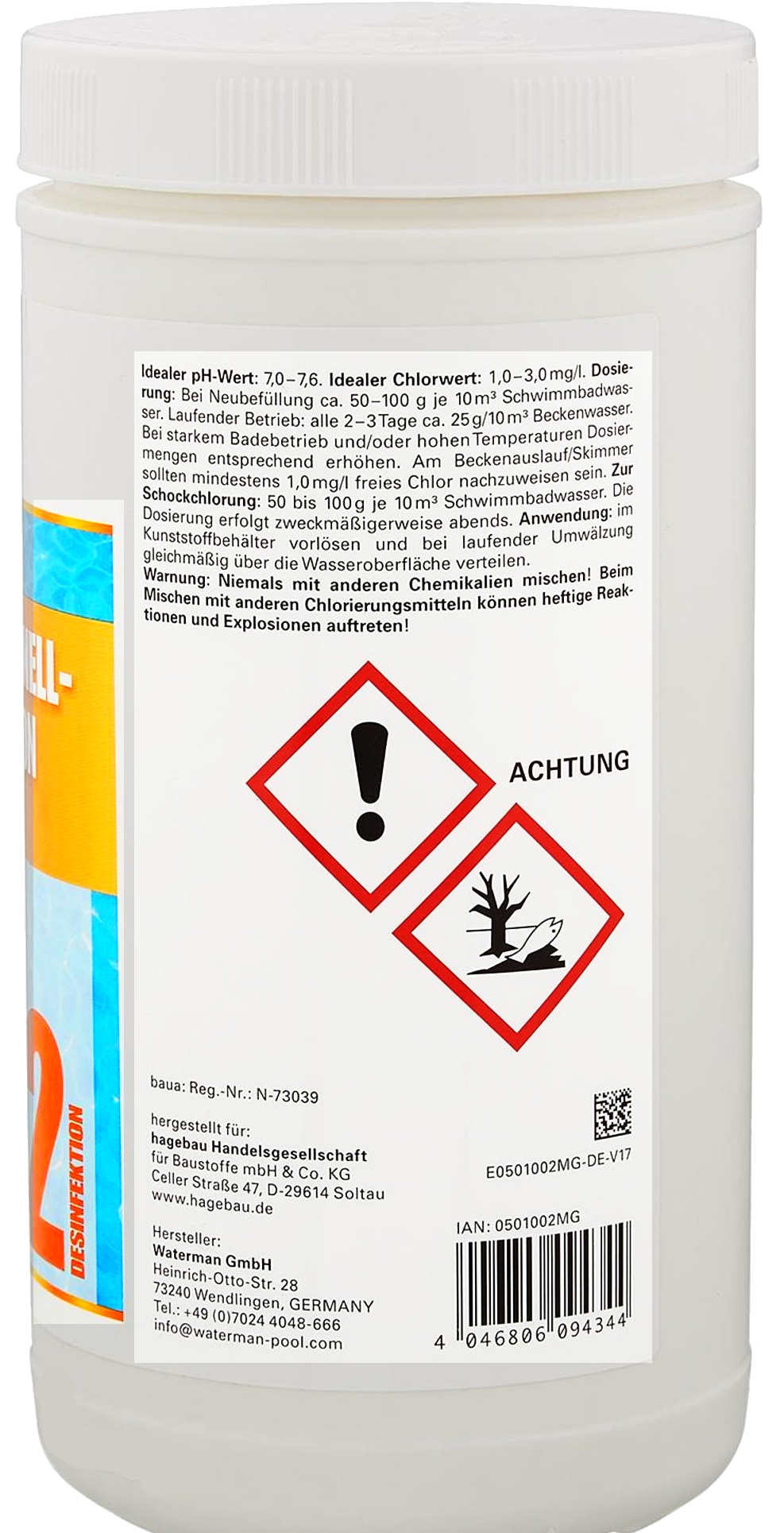 1,2 Mr.Gardener Chlor-Schnelldesinfektion 1,2 Mr.Gardener Chlor-Schnelldesinfektion