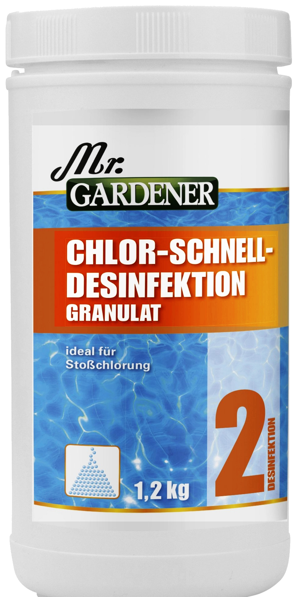 1,2 Mr.Gardener Chlor-Schnelldesinfektion 1,2 Mr.Gardener Chlor-Schnelldesinfektion