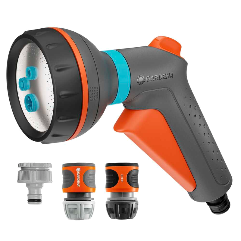 Gardena Classic Multifunktionsbrause Starter Set mit Anschlußarmaturen