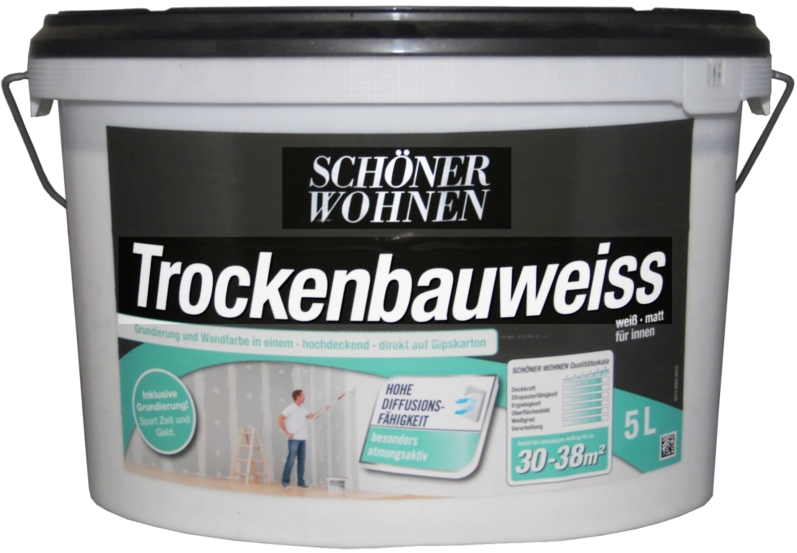 5L Schöner Wohnen Trockenbauweiss matt Weiss 5L Schöner Wohnen Trockenbauweiss matt Weiss