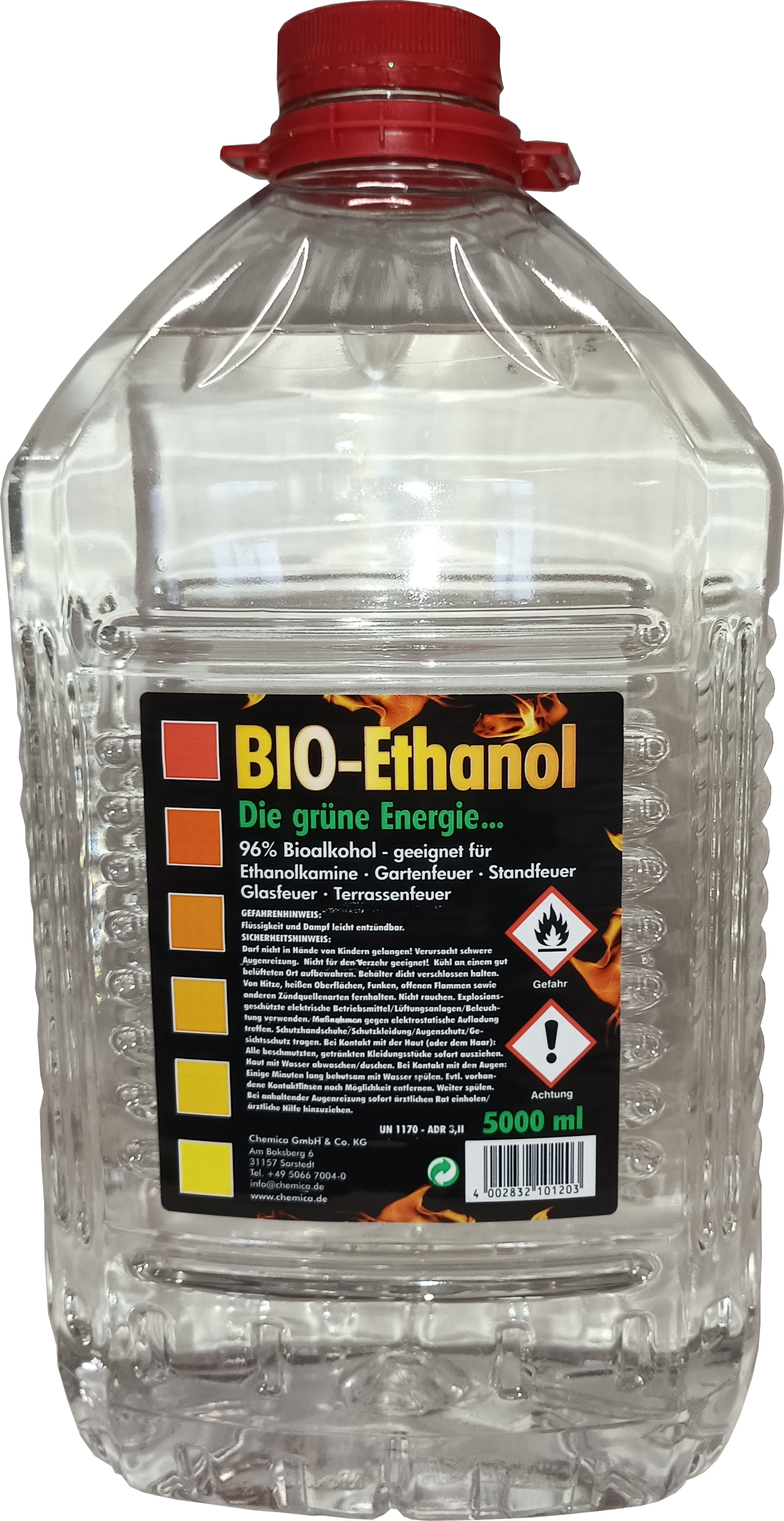 3x 5L Bio-Ethanol 96% Die grüne Energie mit Bitrex 3x 5L Bio-Ethanol 96% Die grüne Energie mit Bitrex