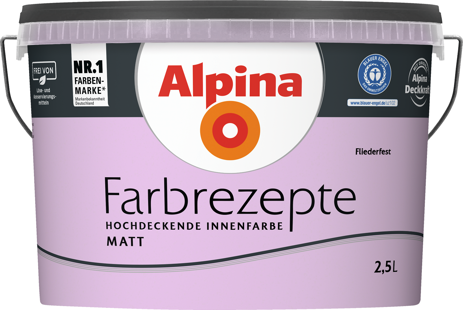 2,5L ALPINA Farbrezepte Fliederfest, Matt 2,5L ALPINA Farbrezepte Fliederfest, Matt