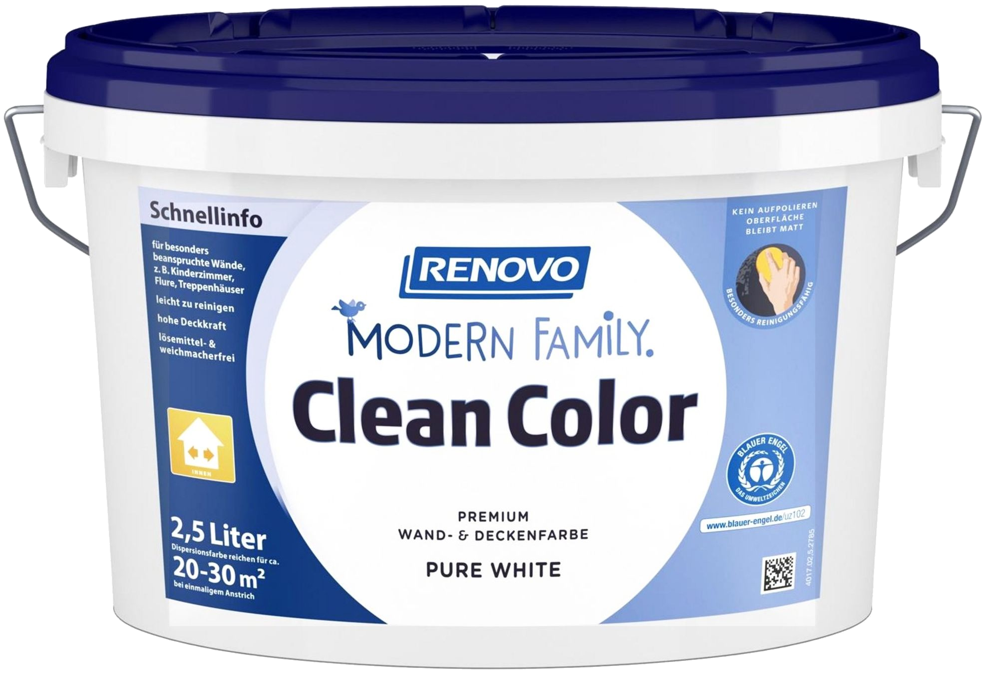 2,5L Renovo Cleancolors Pure White 2,5L Renovo Cleancolors Pure White