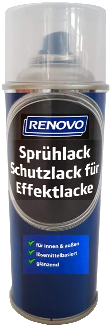 400ml Renovo Schutzlack für Effektlacke Farblos 400ml Renovo Schutzlack für Effektlacke Farblos