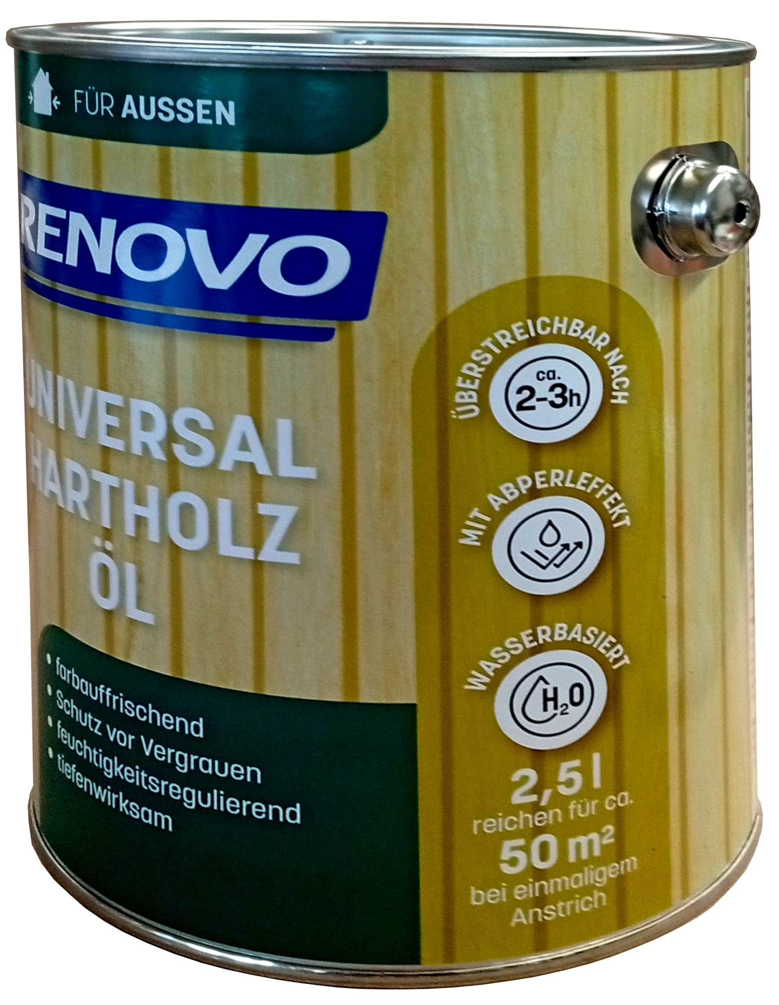 2,5l Renovo Universal-Hartholzöl Farblos wasserbasis