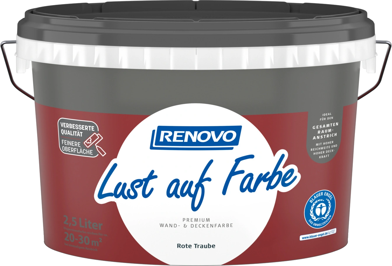 2,5L Renovo Lust auf Farbe, Rote Traube