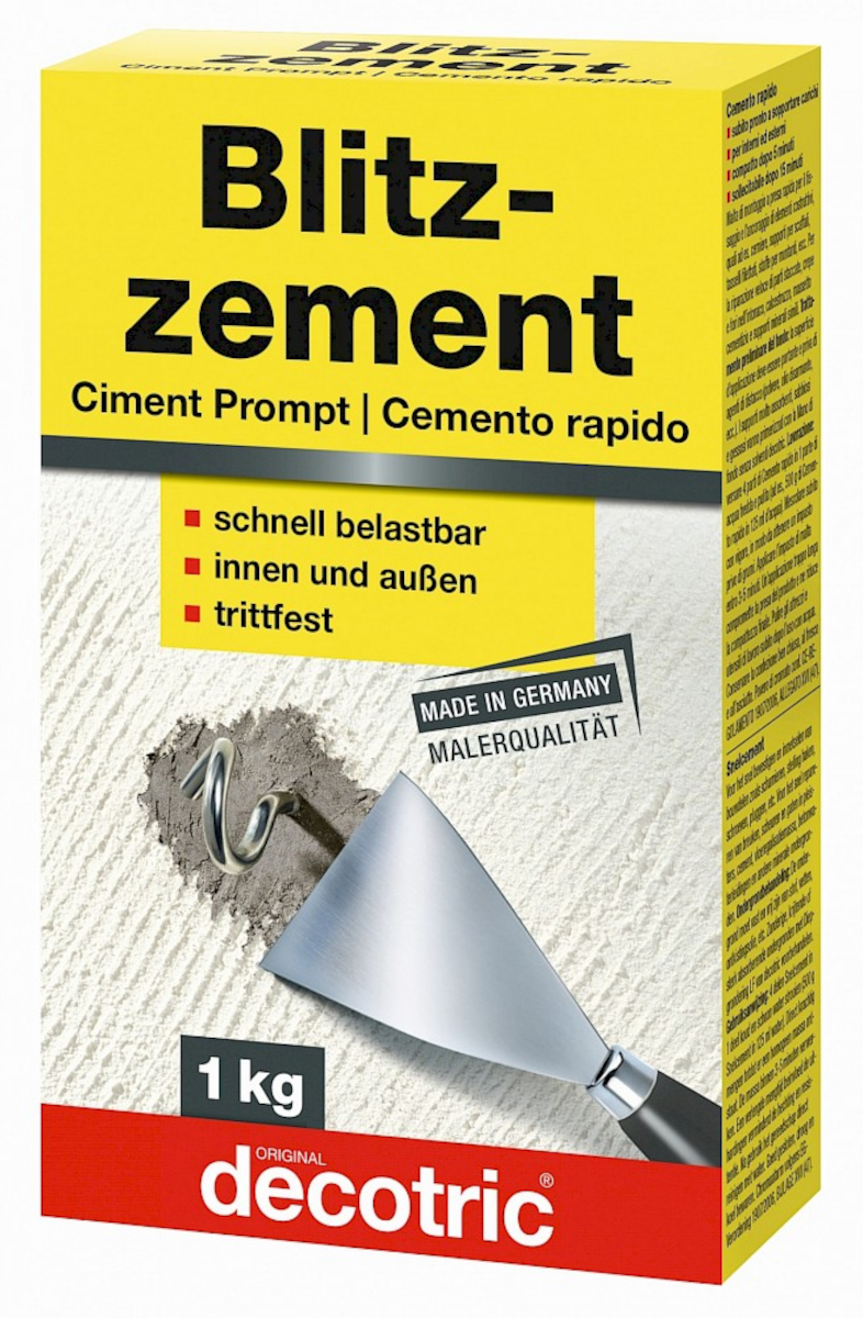 1kg Blitzzement Schnellmontagemörtel