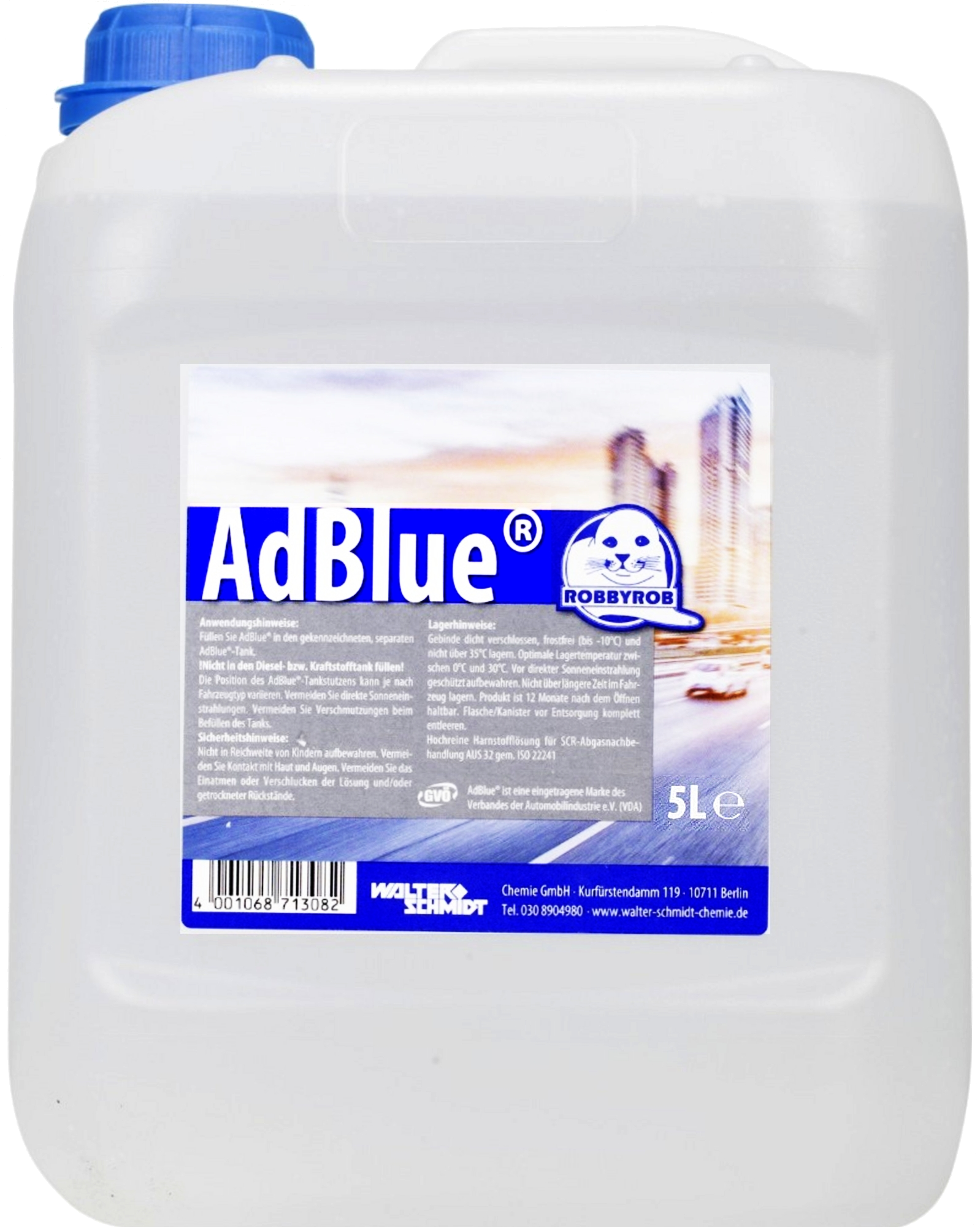 5L Robby Rob AdBlue mit Ausgießer 5L Robby Rob AdBlue mit Ausgießer