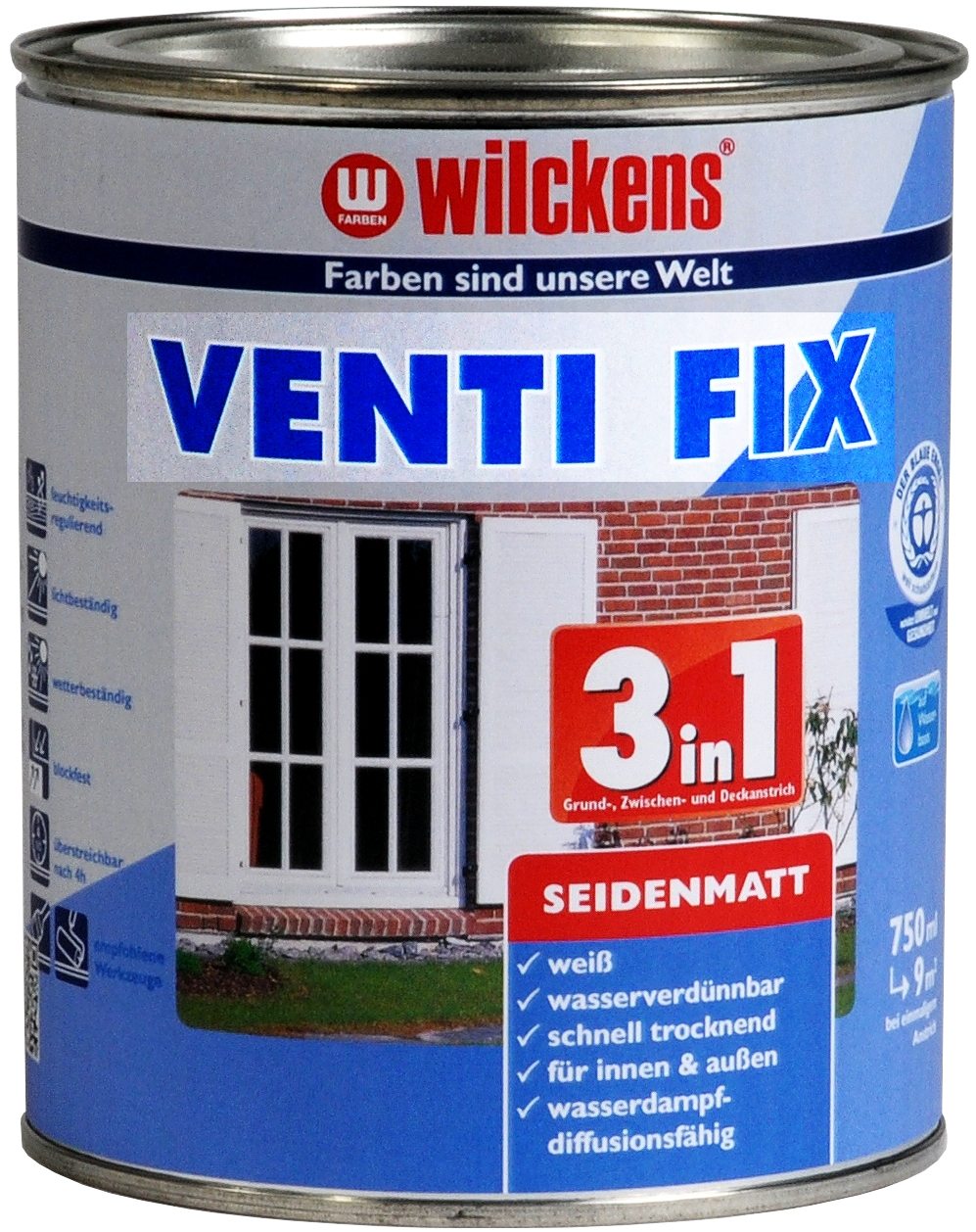 375ml WILCKENS 2in1 venti fix seidenmatt