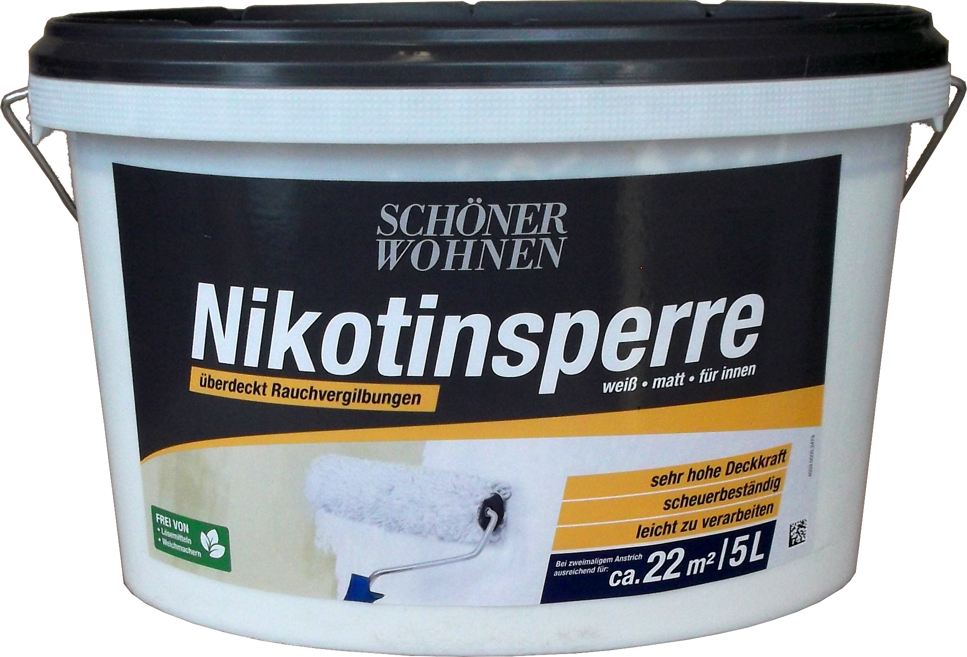 5L Schöner Wohnen Nikotinsperre, Weiß, Matt 5L Schöner Wohnen Nikotinsperre, Weiß, Matt