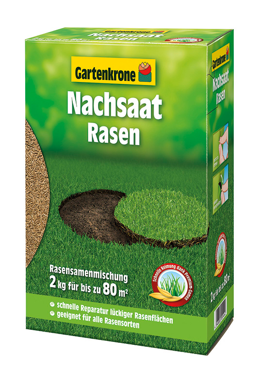 Gartenkrone Nachsaatrasen 2kg Gartenkrone Nachsaatrasen 2kg
