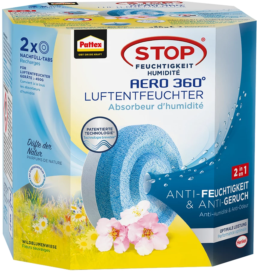 Pattex Aero 360° Wildblumenwiese 2x450g Taps Pattex Aero 360° Wildblumenwiese 2x450g Taps