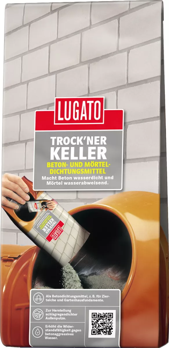 1kg Lugato Dichtpulver als Zusatz für Beton und Mörtel 1kg Lugato Dichtpulver als Zusatz für Beton und Mörtel