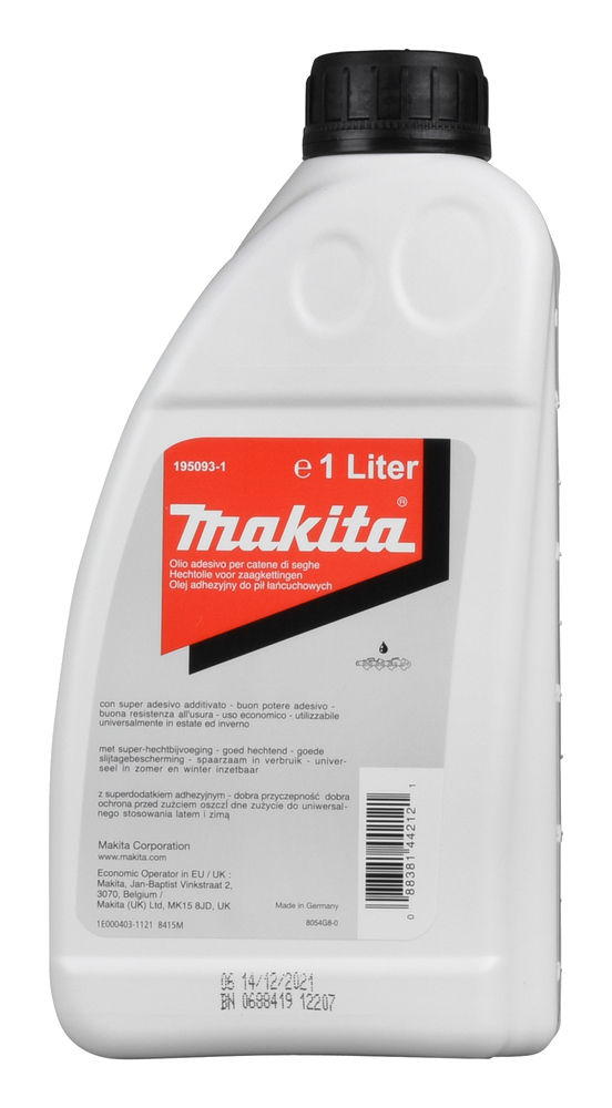Makita Sägekettenöl, 1 Liter Mineral Plus, mineralisch Makita Sägekettenöl, 1 Liter Mineral Plus, mineralisch