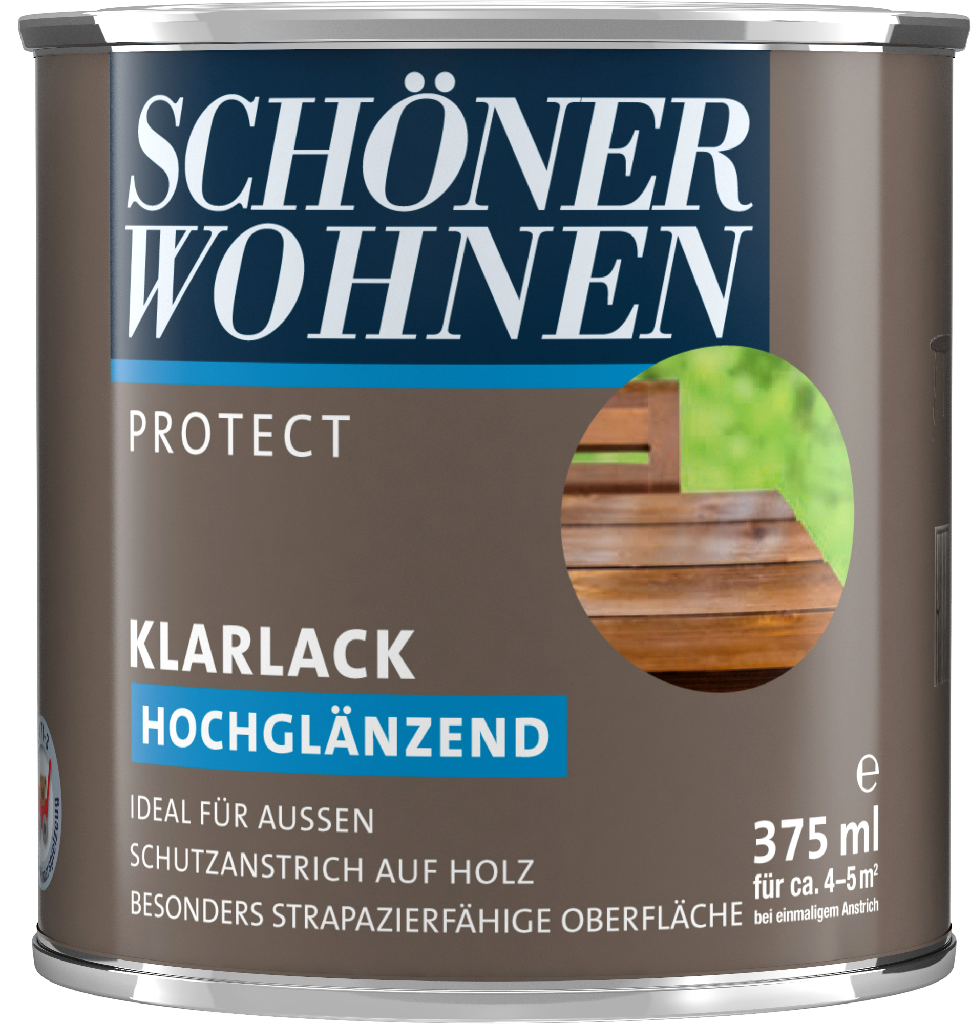 375ml Schöner Wohnen Protect Klarlack hochglänzend farblos 375ml Schöner Wohnen Protect Klarlack hochglänzend farblos