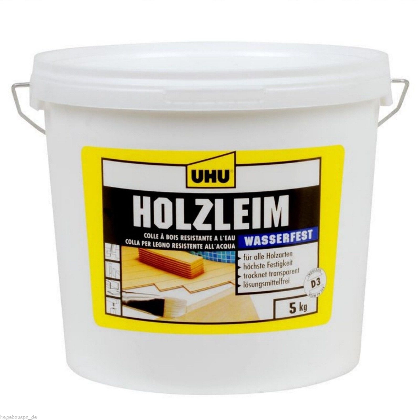 5kg UHU Holzleim wasserfest D3 5kg UHU Holzleim wasserfest D3