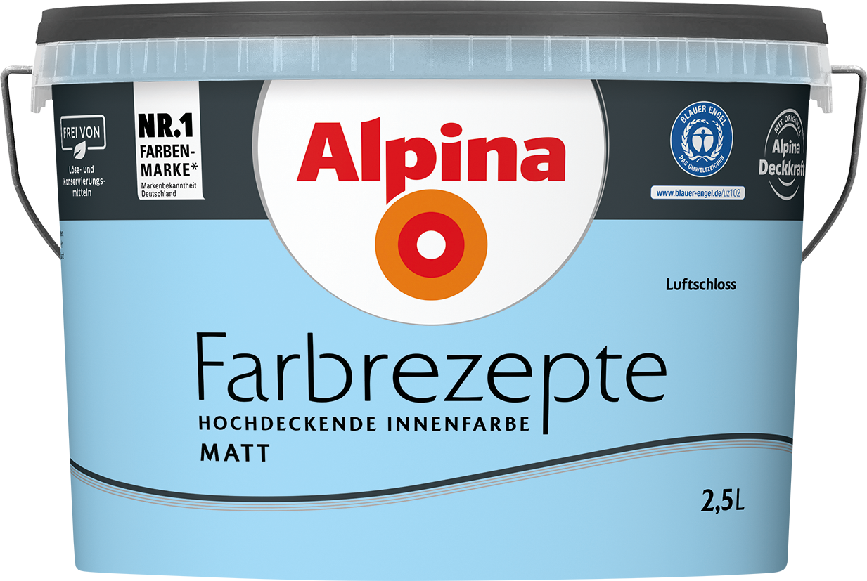 2,5L ALPINA Farbrezepte Luftschloß, Matt 2,5L ALPINA Farbrezepte Luftschloß, Matt