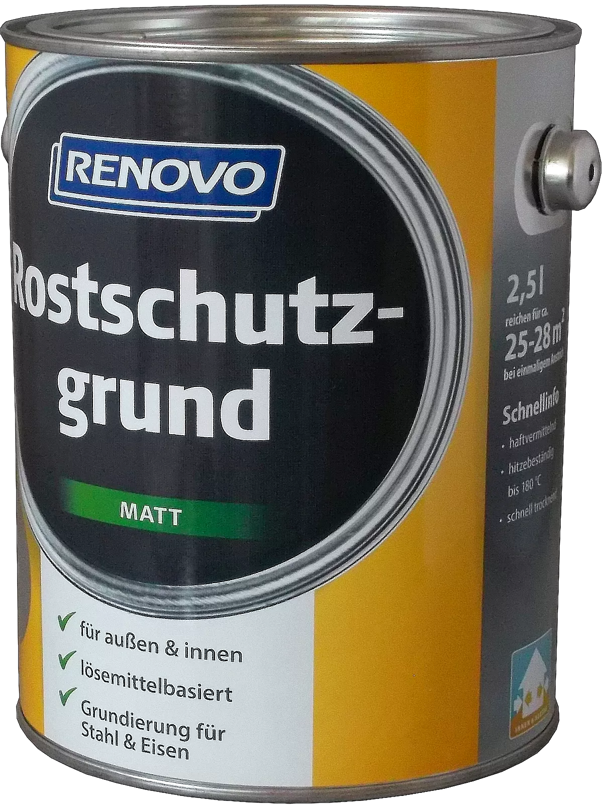 2,5L Renovo Rostschutzgrund Nr.7106 grau 2,5L Renovo Rostschutzgrund Nr.7106 grau