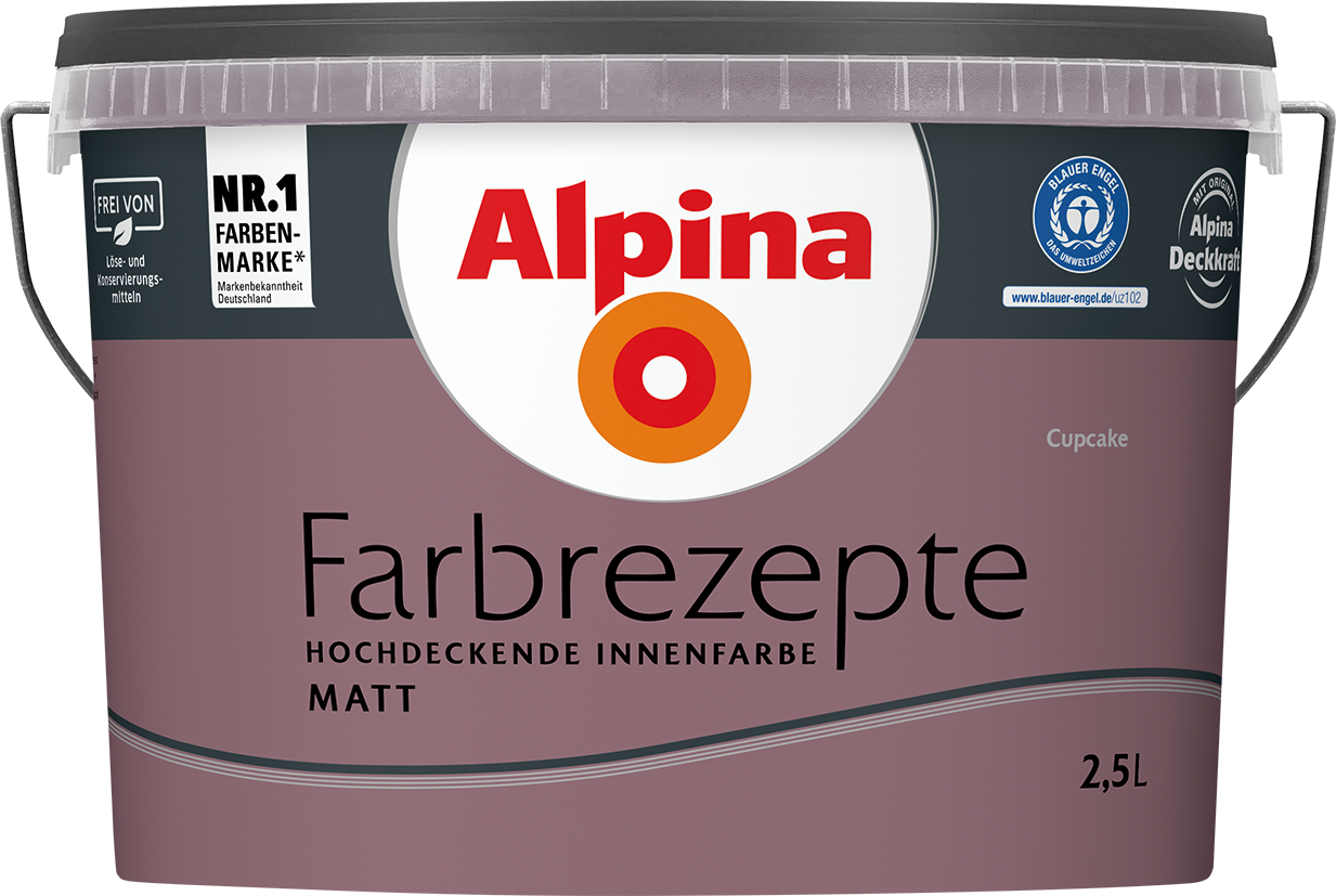 2,5L ALPINA Farbrezepte Cupcake, Matt
