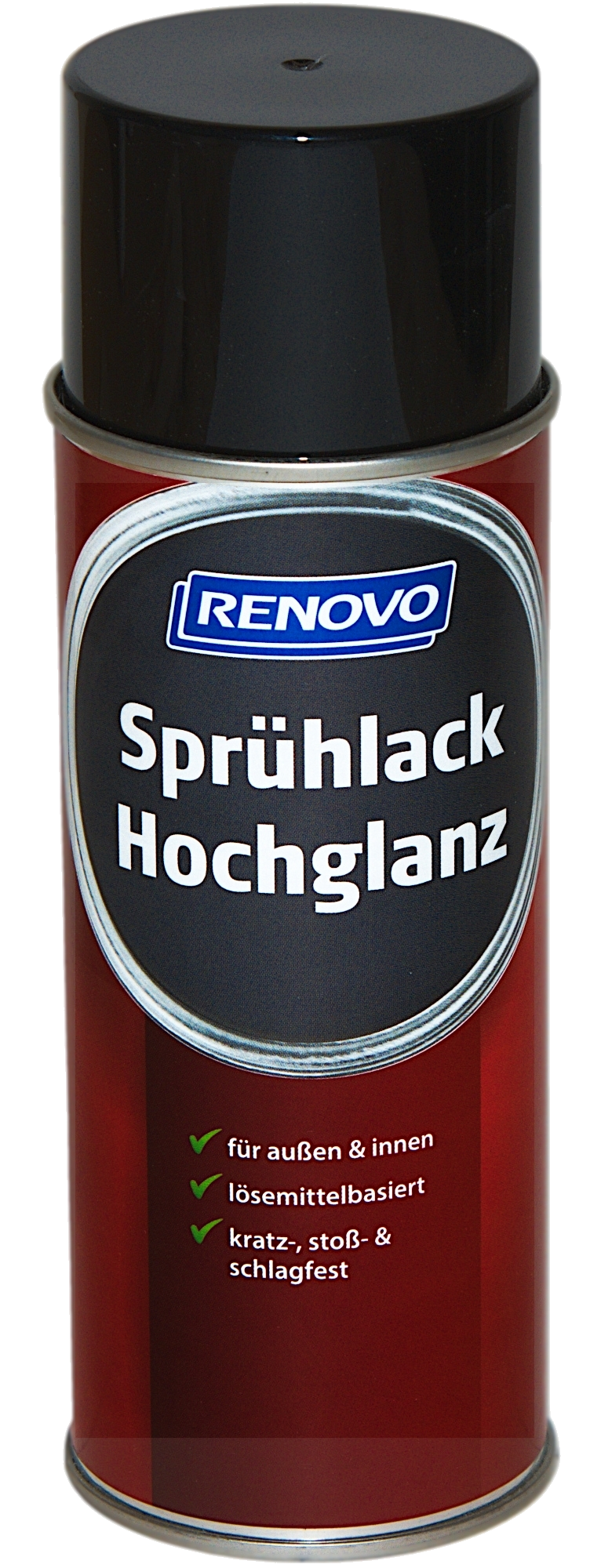 400ml Renovo Sprühlack hochglänzend RAL 9017 Verkehrsschwarz 400ml Renovo Sprühlack hochglänzend RAL 9017 Verkehrsschwarz