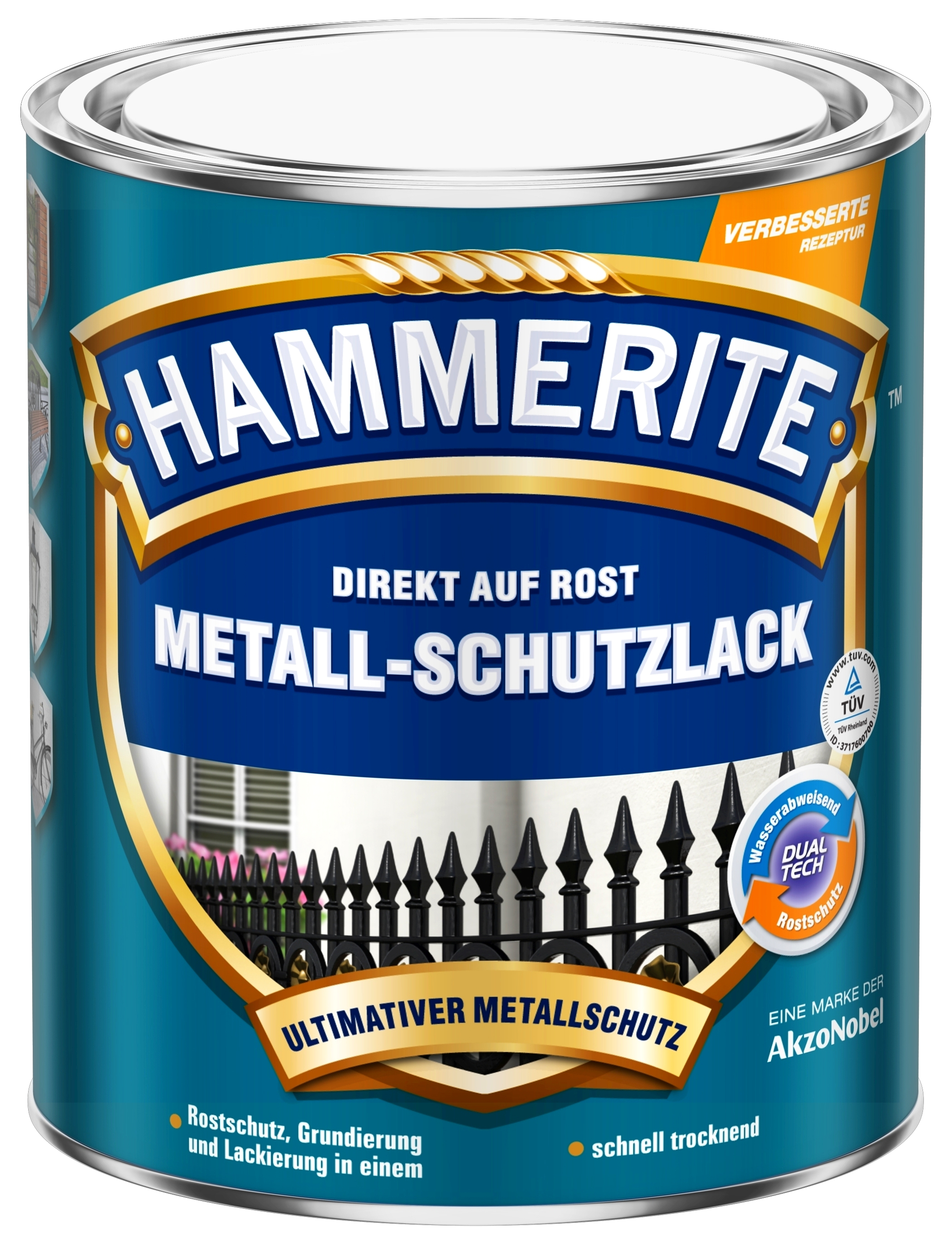 2,5 Liter Hammerite Msl matt schwarz 2,5 Liter Hammerite Msl matt schwarz