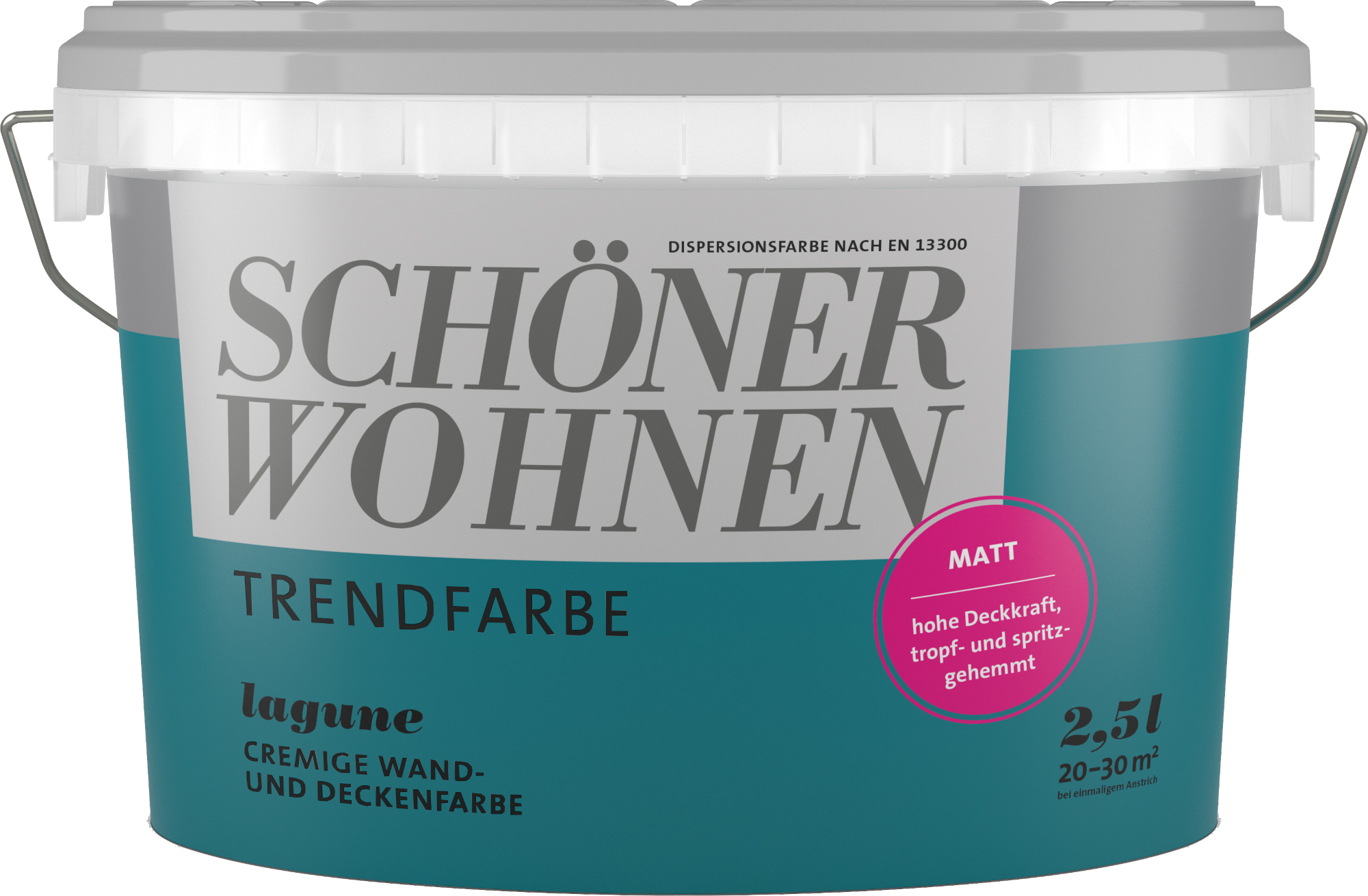 2,5L Schöner Wohnen - Trendfarbe Wandfarbe matt Lagune 2,5L Schöner Wohnen Trend Wandfarbe matt Lagune