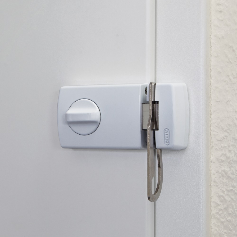 ABUS Tür-Zusatzschloss 2130 weiss ABUS Tür-Zusatzschloss 2130 weiss