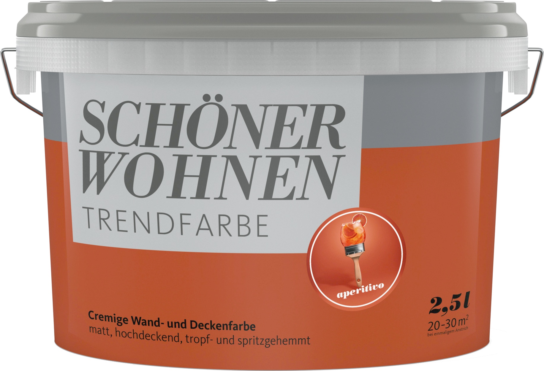 2,5L Schöner Wohnen - Trendfarbe Wandfarbe matt Aperitivo 2,5L Schöner Wohnen-Trend Wandfarbe matt Aperitivo