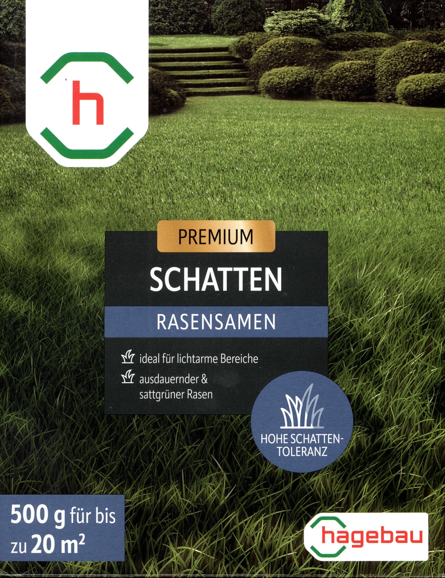 h-Marke Schattenrasen 0,5kg