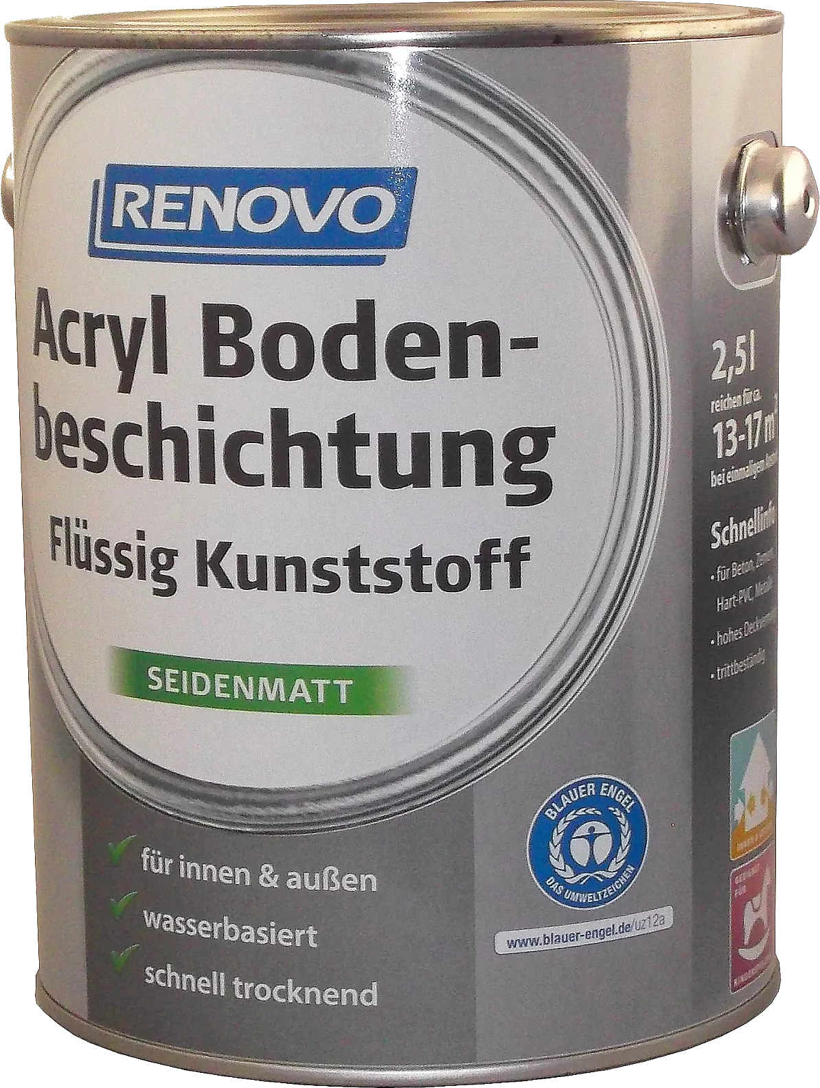 2,5L Renovo Acryl - Bodenbeschichtung oxidrot 2,5L Renovo Acryl - Bodenbeschichtung oxidrot