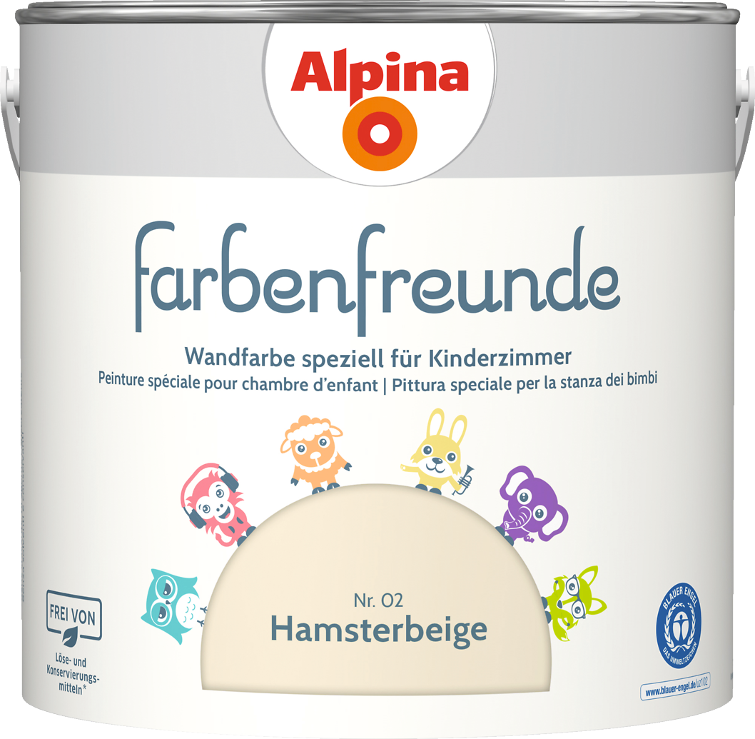 2,5l ALPINA Farbenfreunde Nr.02 Hamsterbeige 2,5l ALPINA Farbenfreunde Nr.02 Hamsterbeige