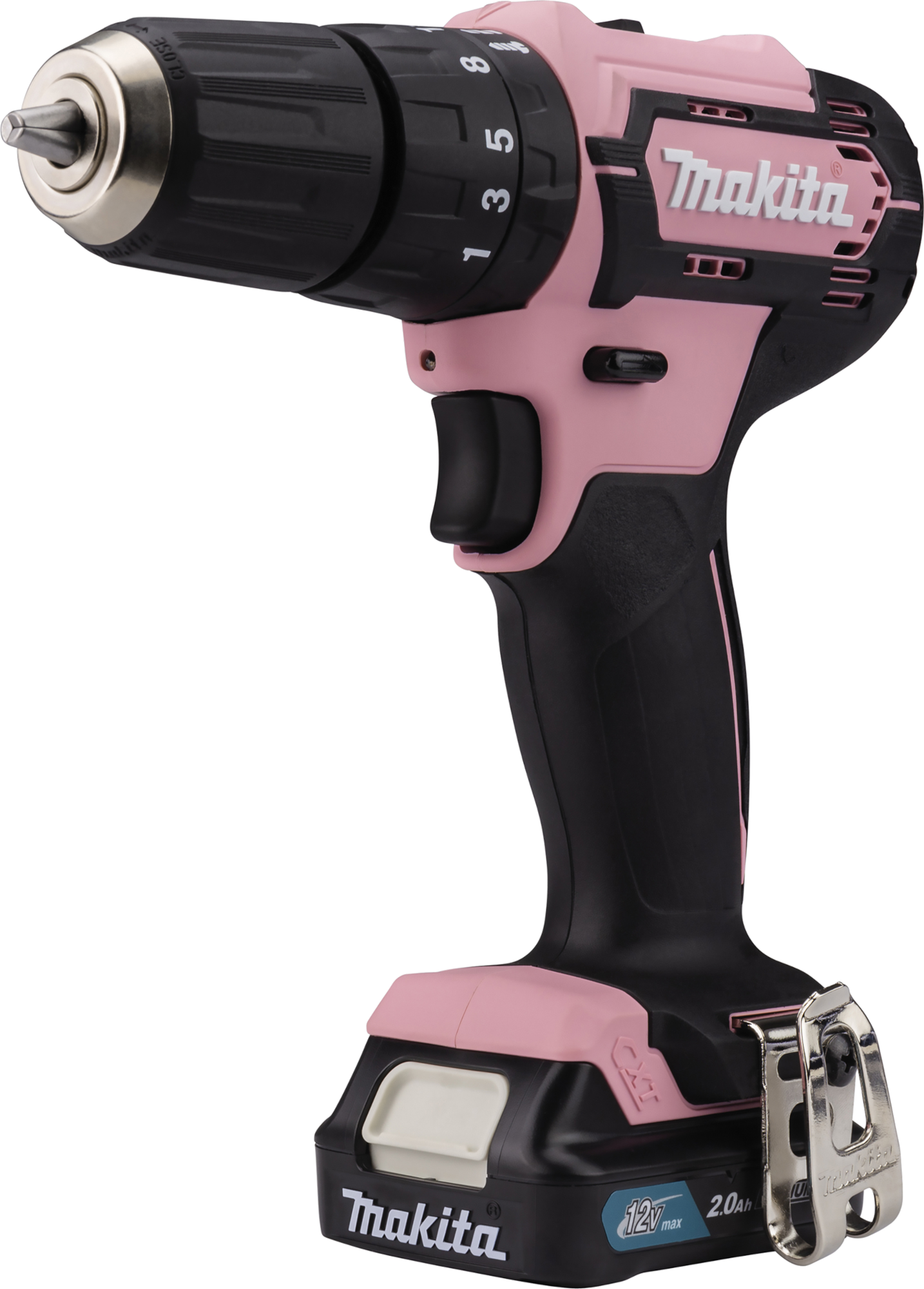 Makita Akku-Schlagbohrschrauber 12V max. / 2,0 Ah HP333DSAP rosa Makita Akku-Schlagbohrschrauber 12V max. / 2,0 Ah HP333DSAP rosa