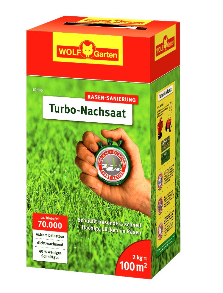 2kg Wolf-Garten LR 100 Turbo Nachsaat 2kg Wolf-Garten LR 100 Turbo Nachsaat