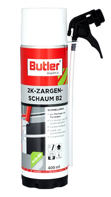 400ml Butler machts 2K Zargenschaum B2 grün Schnellschaum 400ml Butler machts 2K Zargenschaum B2 grün Schnellschaum