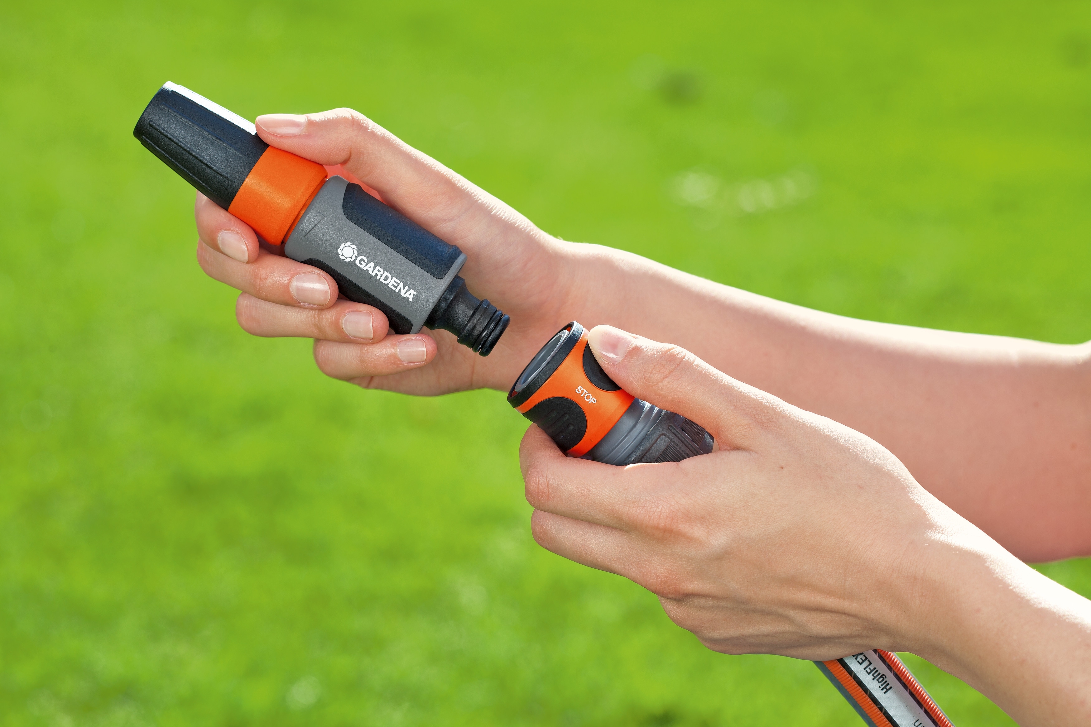 GARDENA Schlauchverbinder Wasserstop 13 mm (1/2") – 15 mm (5/8")
