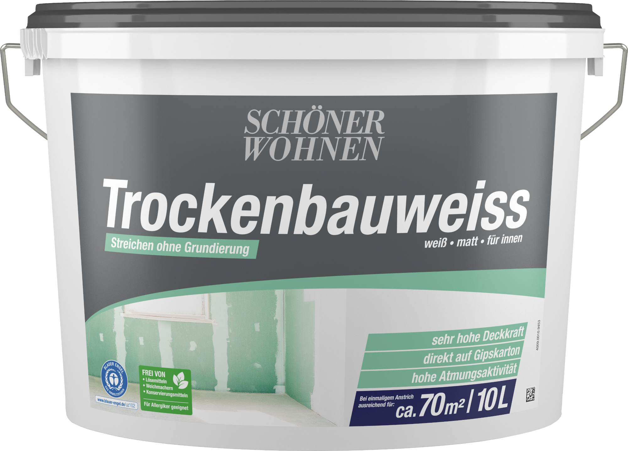 10L Schöner Wohnen Trockenbauweiss matt Weiss 10L Schöner Wohnen Trockenbauweiss matt Weiss