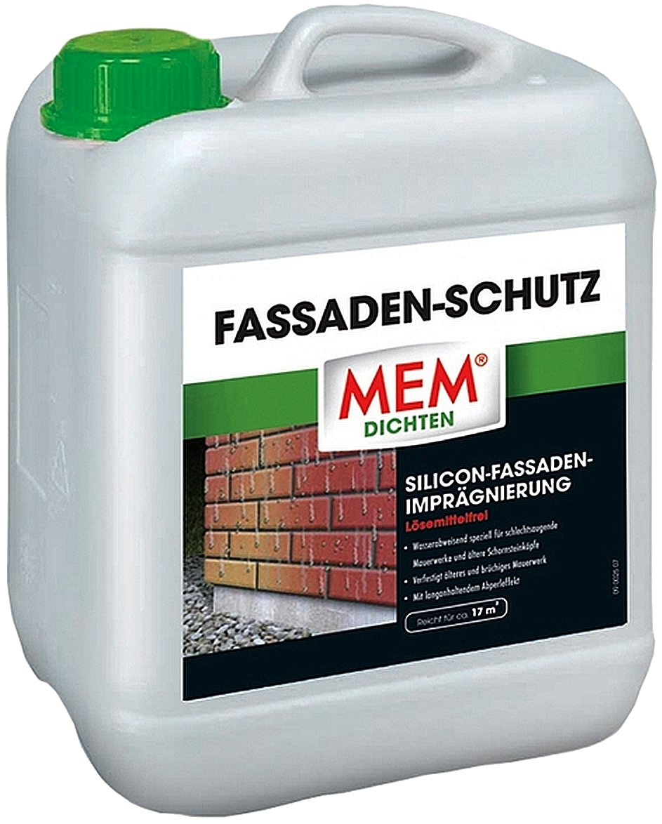 5 Liter MEM Fassadenschutz / Fassadenimprägnierung 5 Liter MEM Fassadenschutz / Fassadenimprägnierung