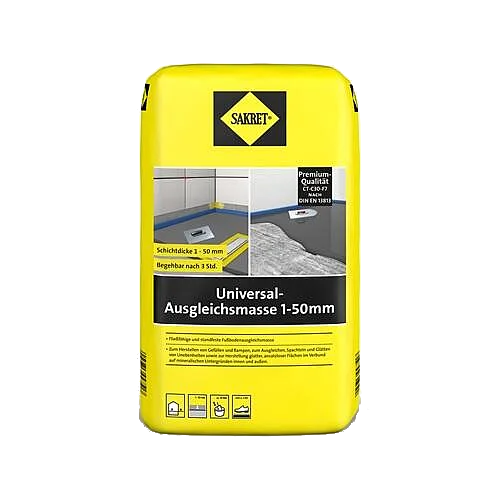 25kg Sakret Universal Ausgleichsmasse 1-50 mm 25kg Sakret Universal Ausgleichsmasse 1-50 mm
